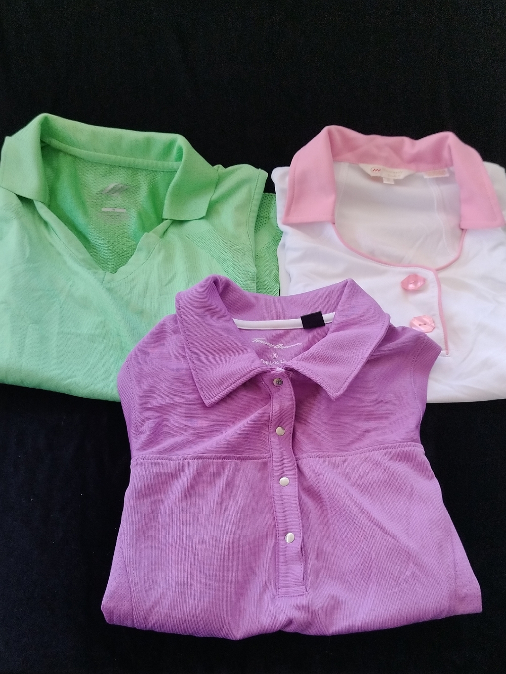 Womens Polo Style Shirts 3 Pcs